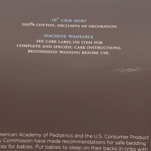 Caden Lane Boys Crib Skirt - Picture 4 of 4